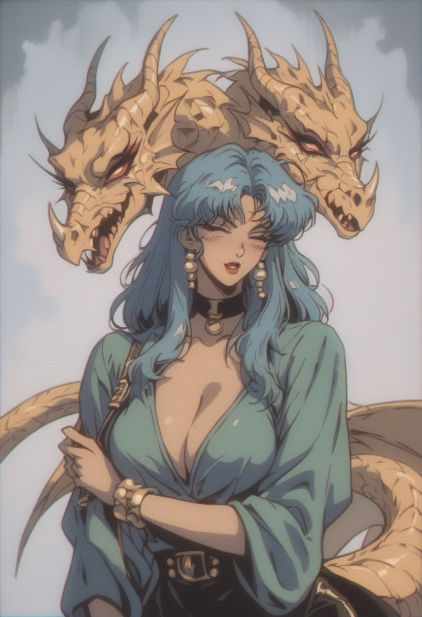 FEM KAIJU // Queen Ghidorah - AI Character
