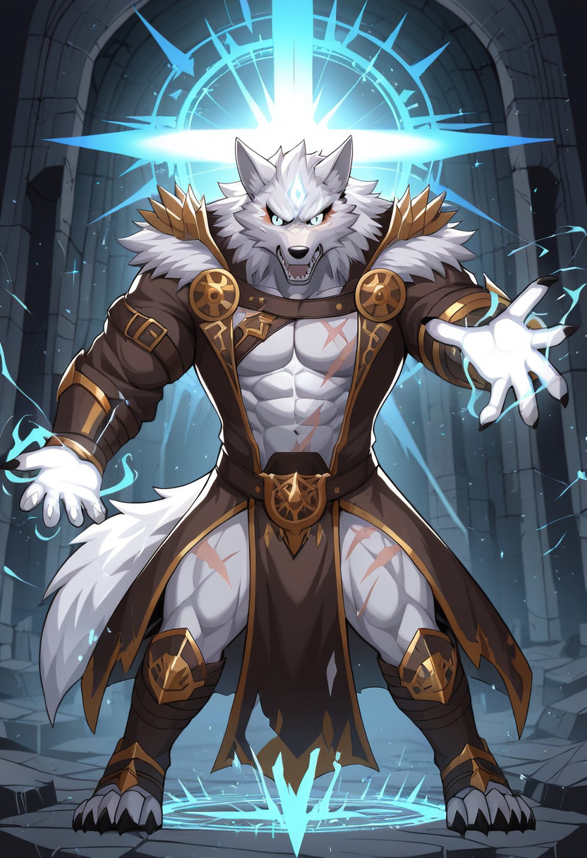 Fenris | Gifted Wolf Demihuman - AI Character