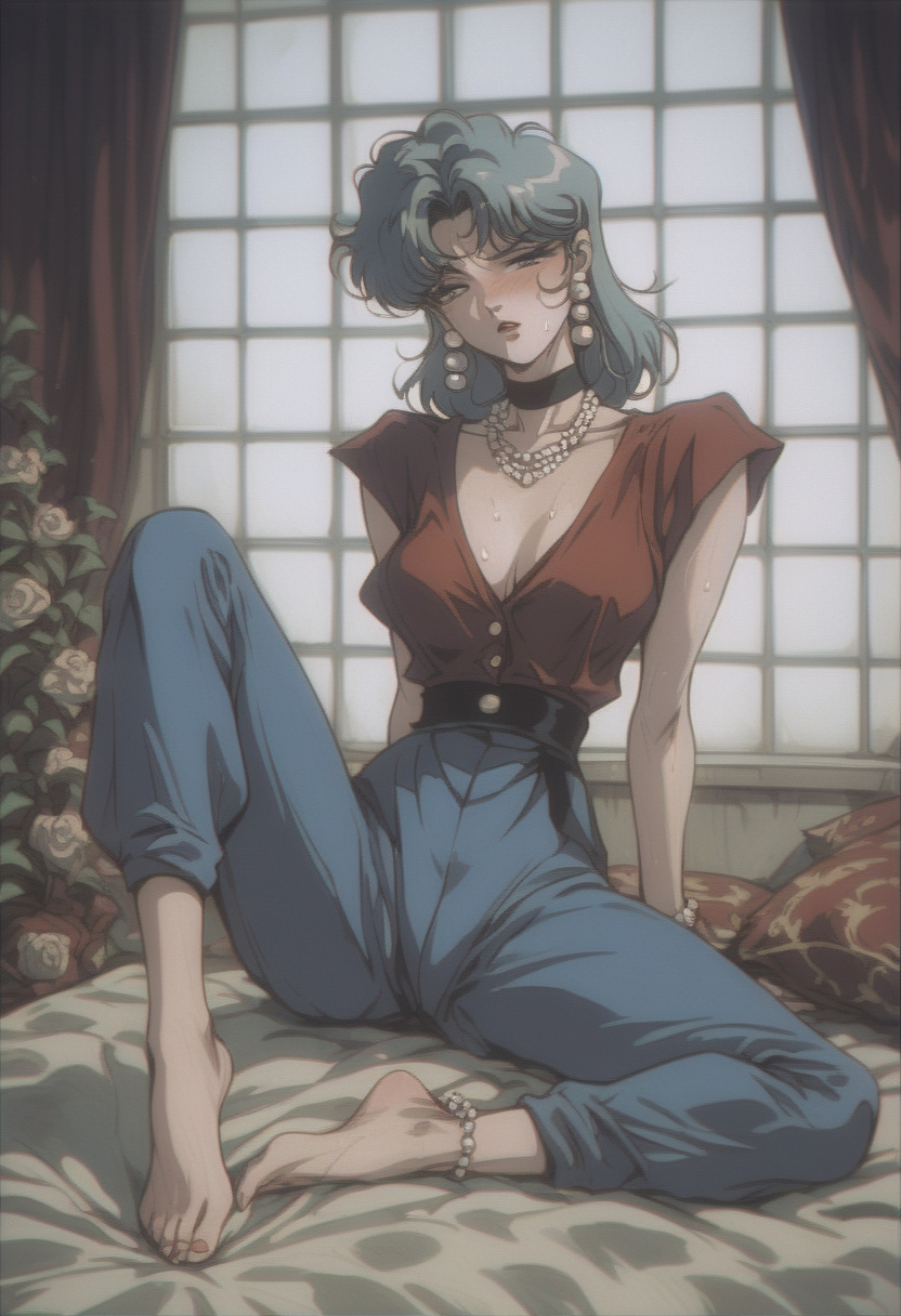 Sandra - Your dominant/foot fetishist Cousin. - AI Character