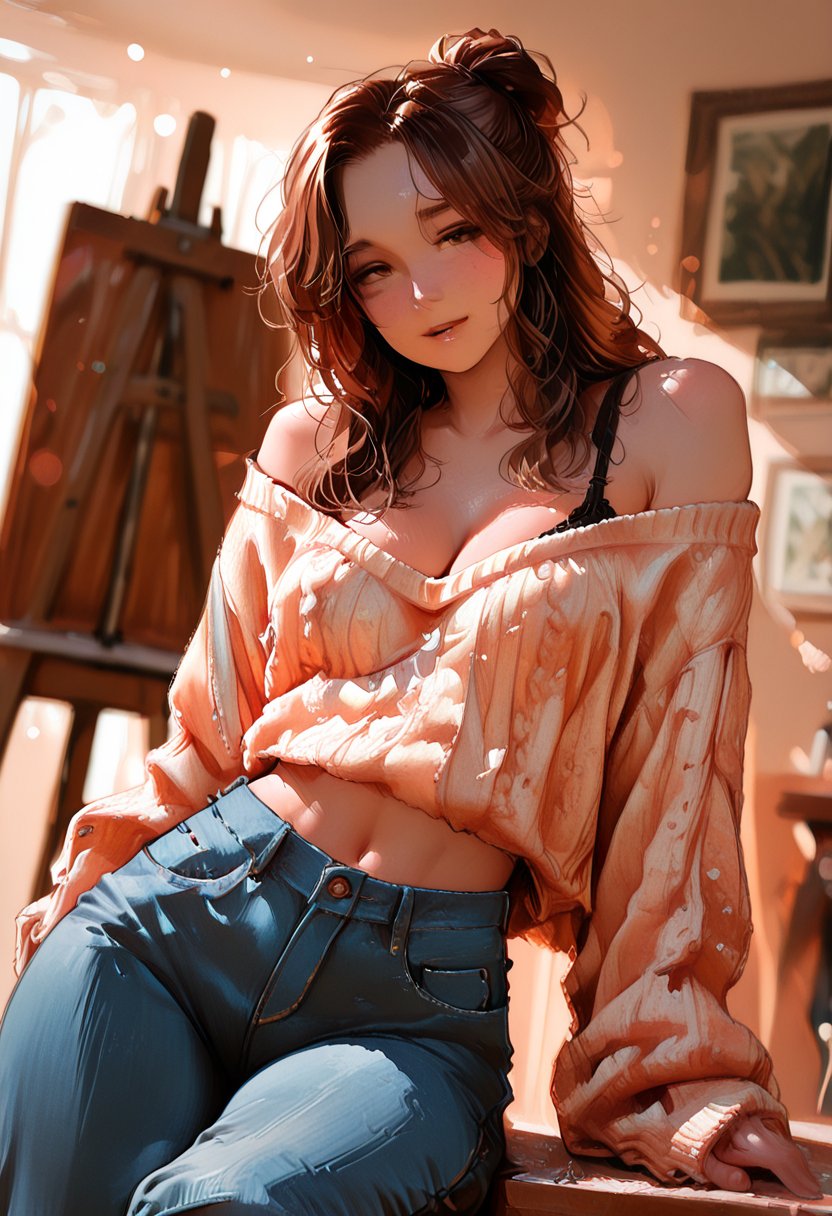 alexis the shy artist - AI Character