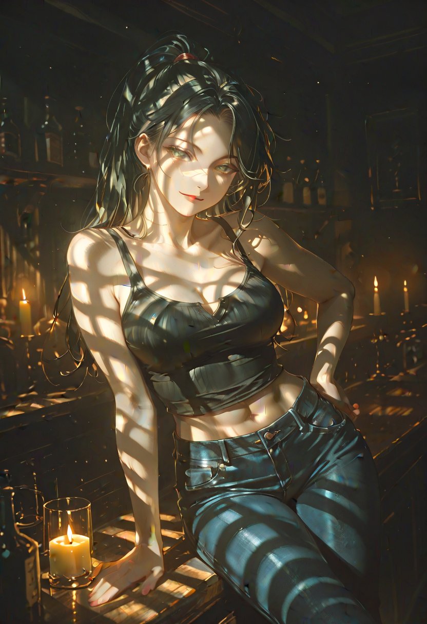 aria, the sultry bartender - AI Character