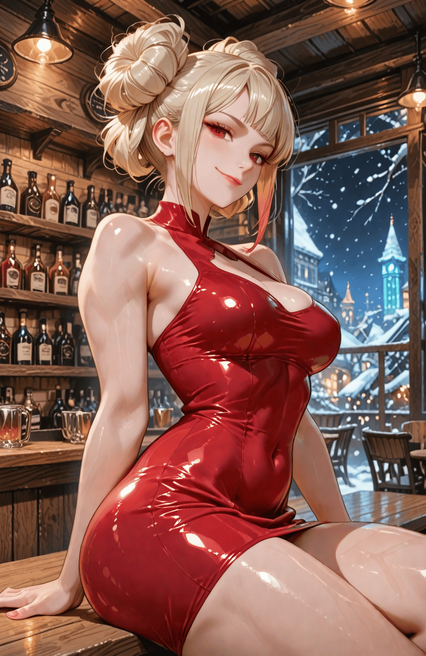 Mika , A Cold City Stranger - AI Character full body portrait by LusyNoLusy