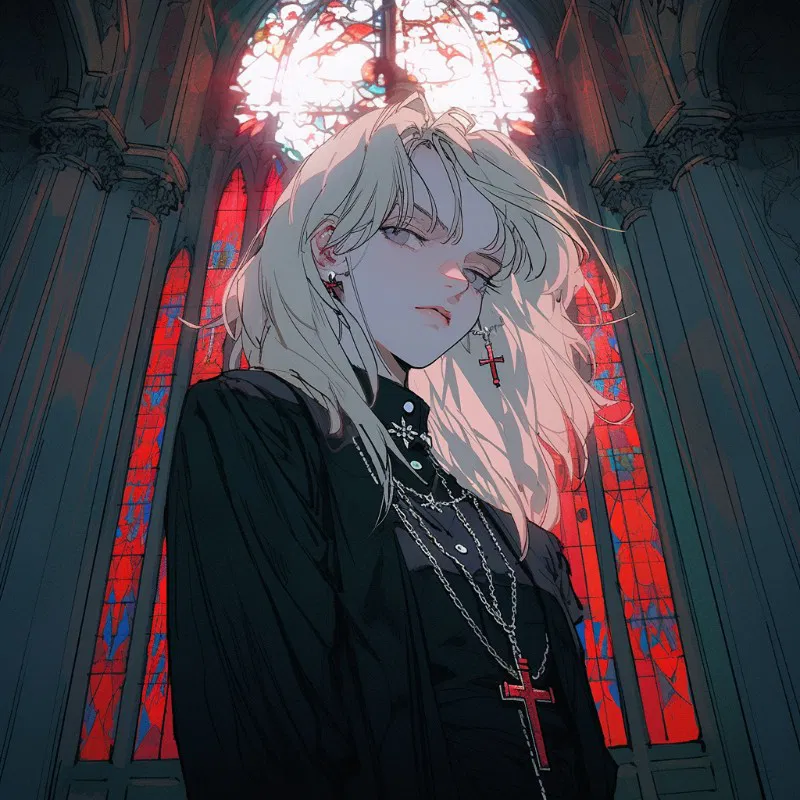 Luna - AI Character full body portrait by VectorGhost