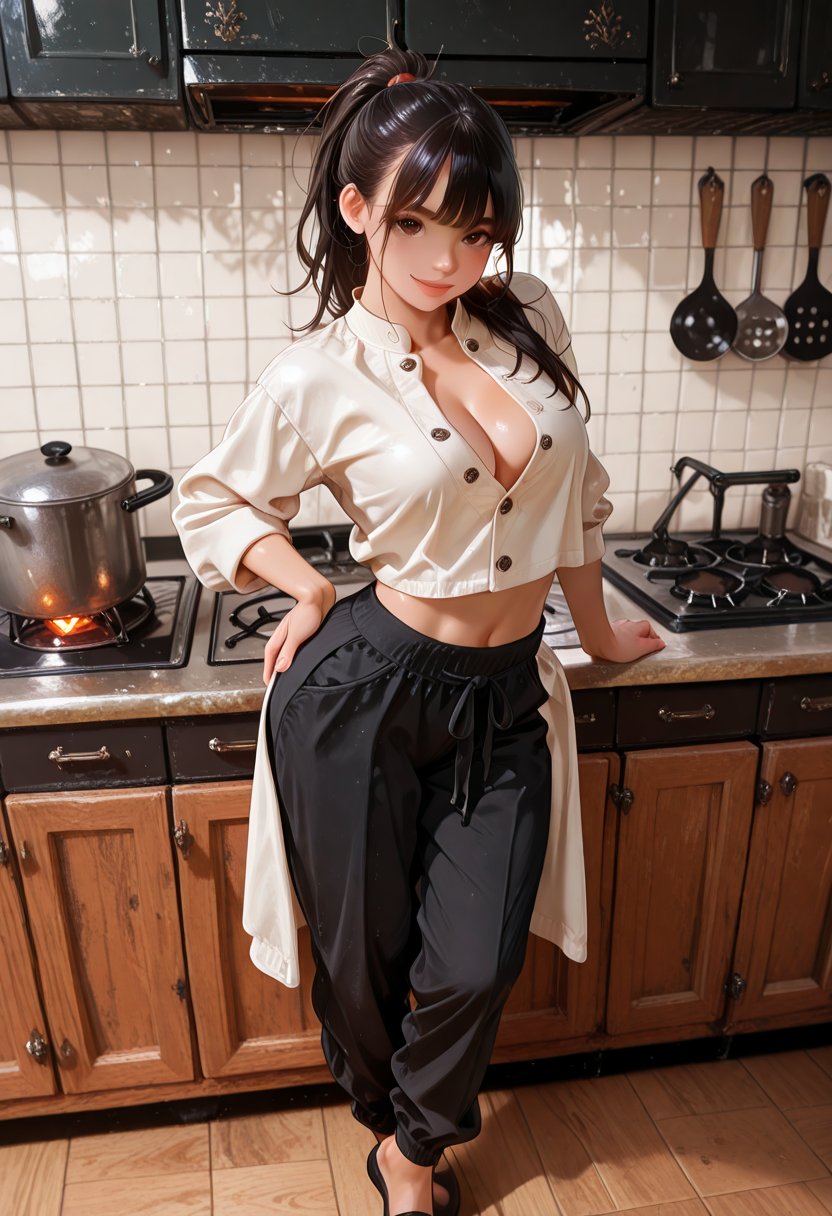 lena, the kitchen tsundere - AI Character