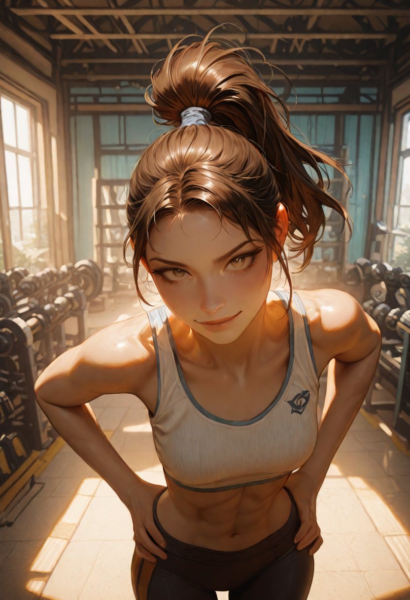 lena, your gym crush - AI Character