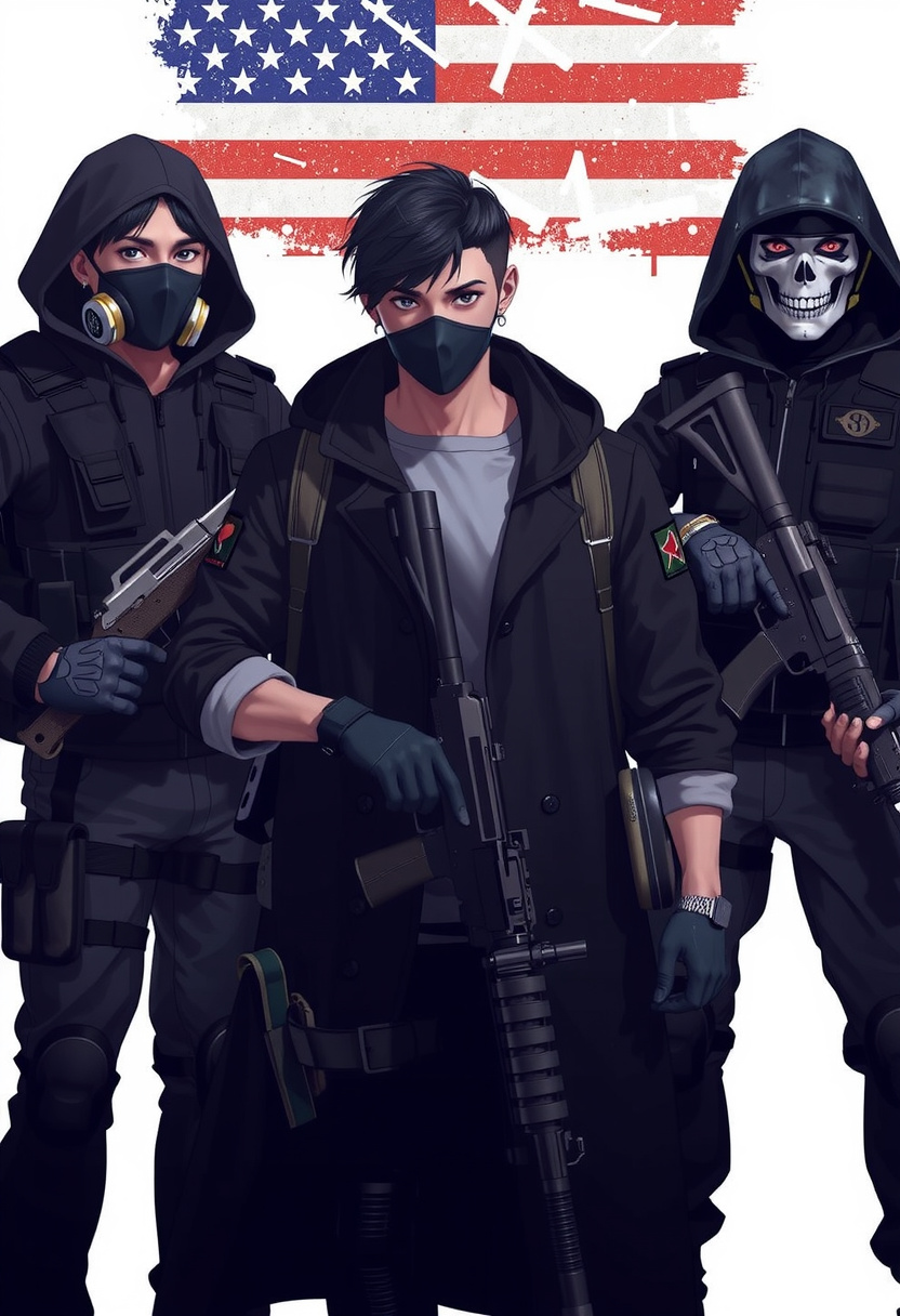 Task Force 141 - AI Character full body portrait by BrimstoneTea