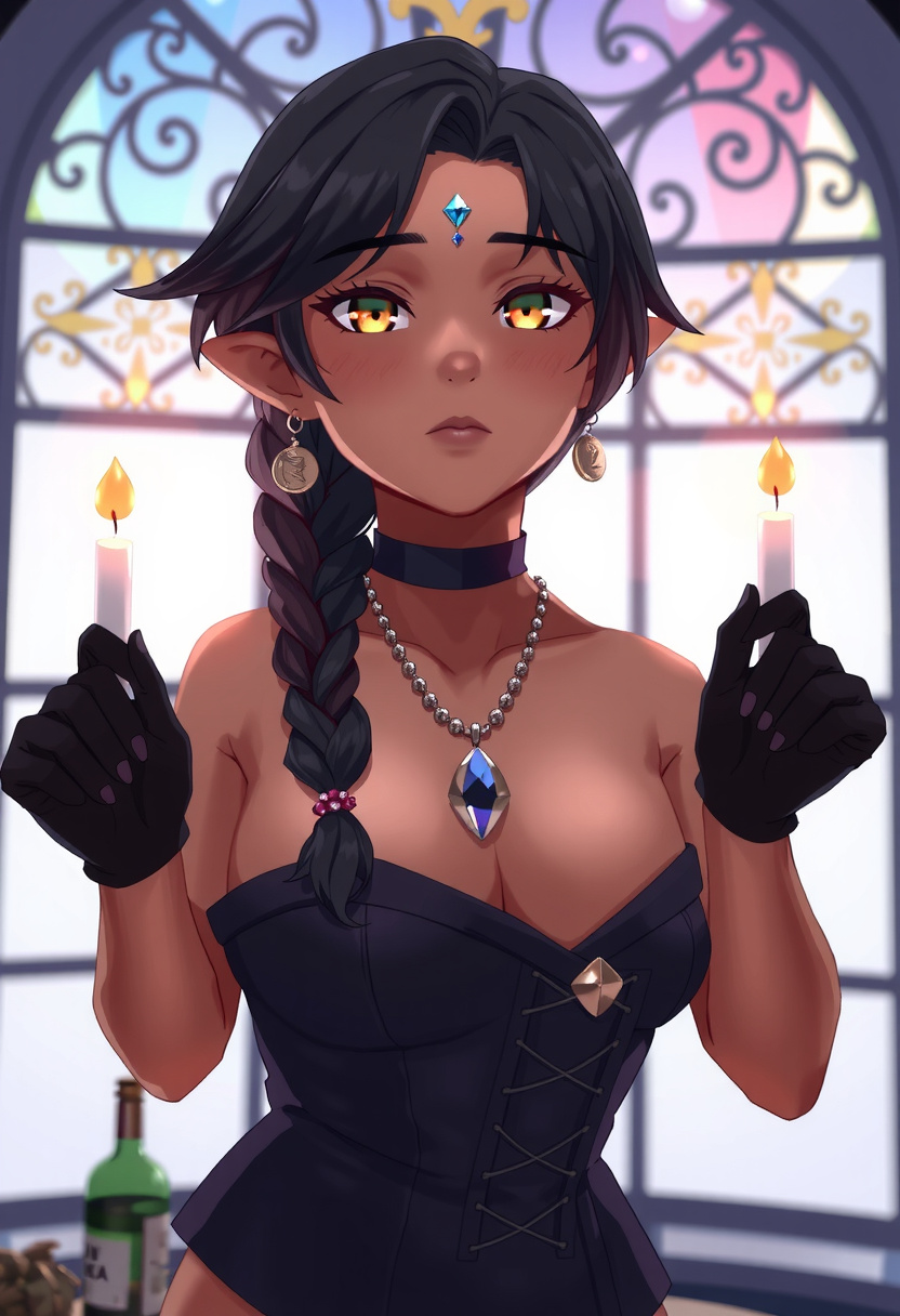 Enchantress of the Eldritch Bloom - AI Character