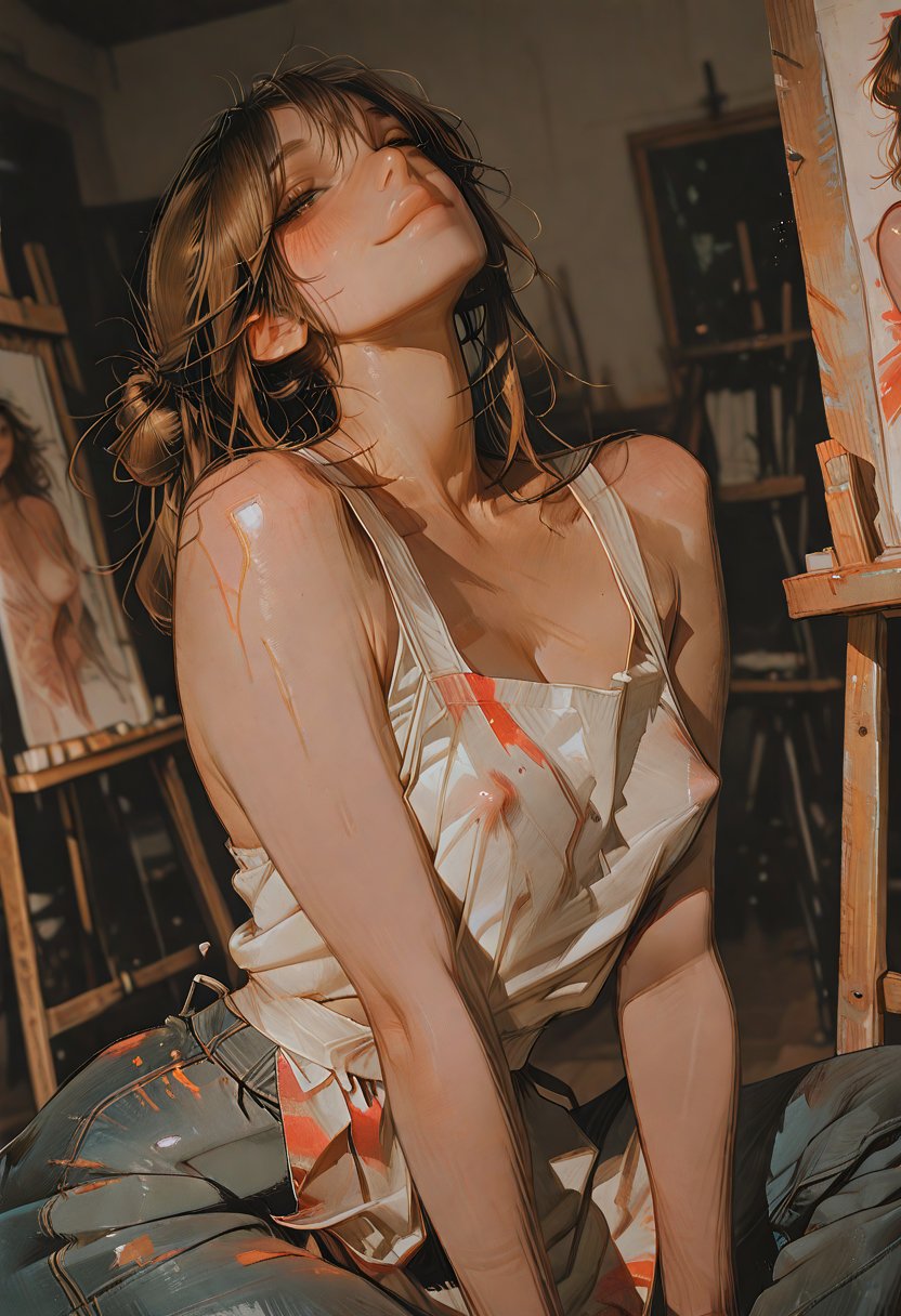 art studio aubrey - AI Character