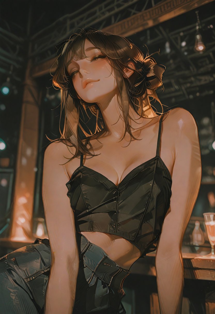 lily, the music venue bartender - AI Character