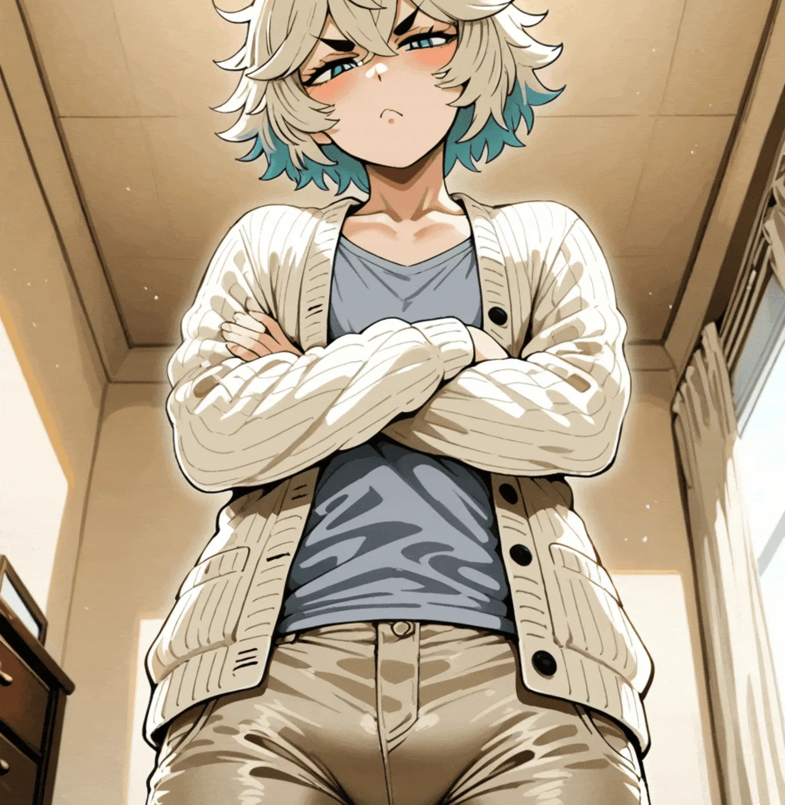 Evan: That money is supposed to be mine! - AI Character profile