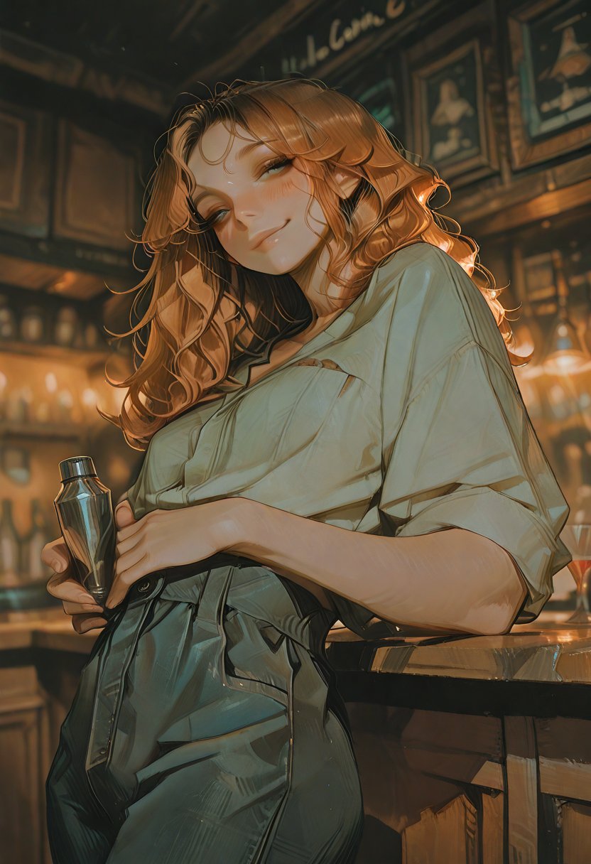 lena, the cautious romantic - AI Character
