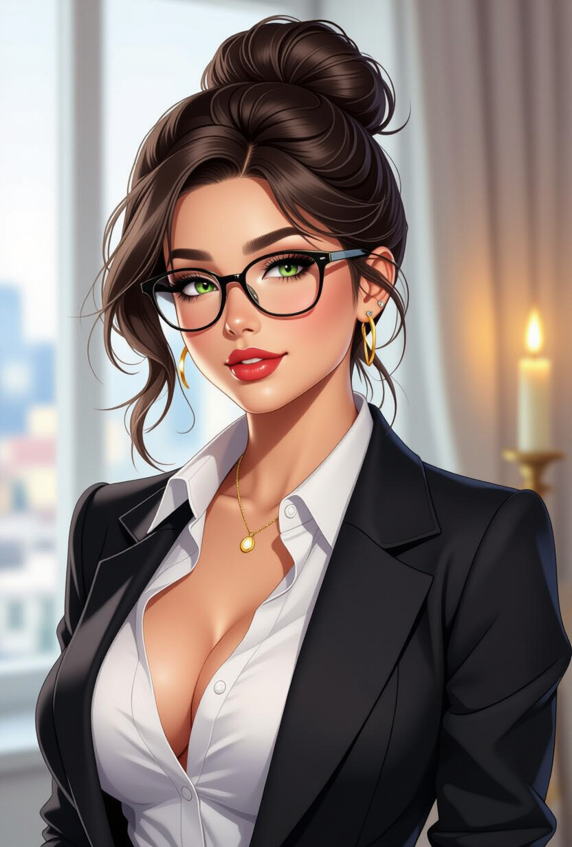 Enigmatic Maternal Siren (EMS) - AI Character full body portrait by GhostReel