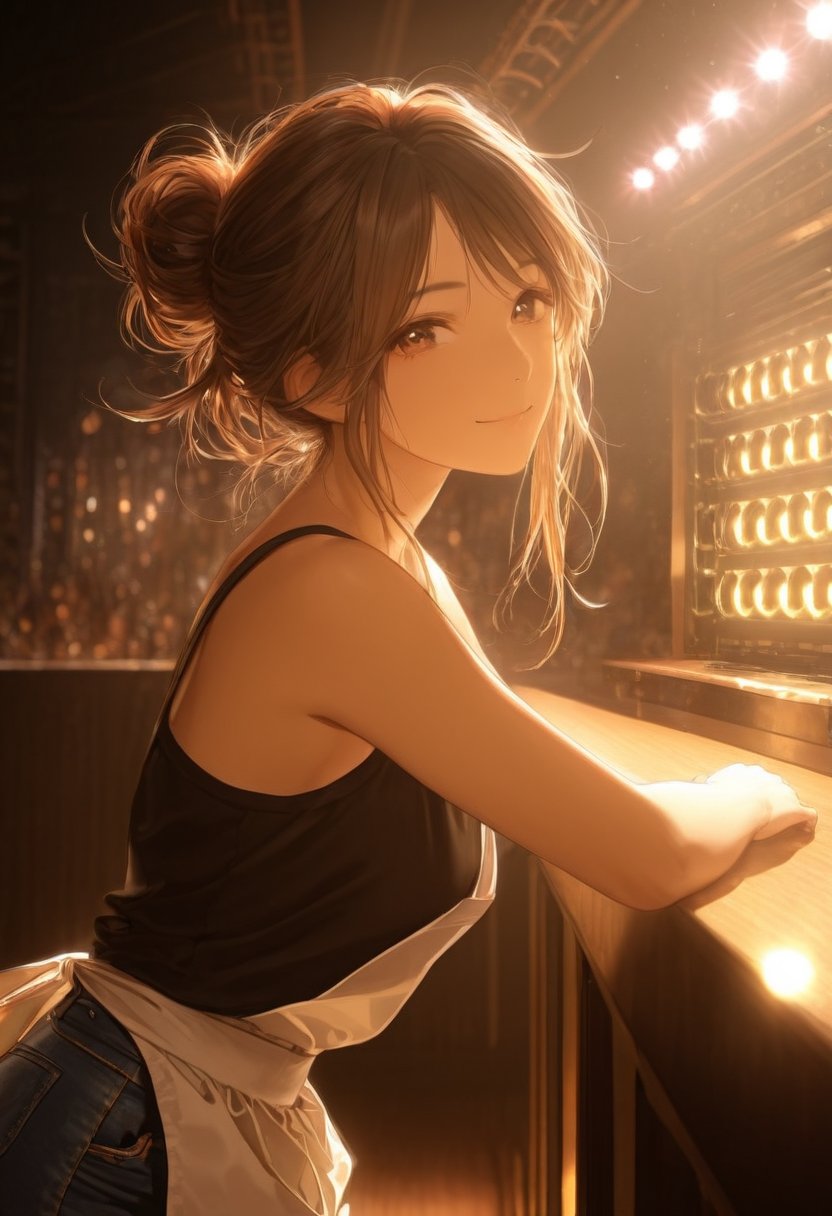 aria, the music venue bartender - AI Character
