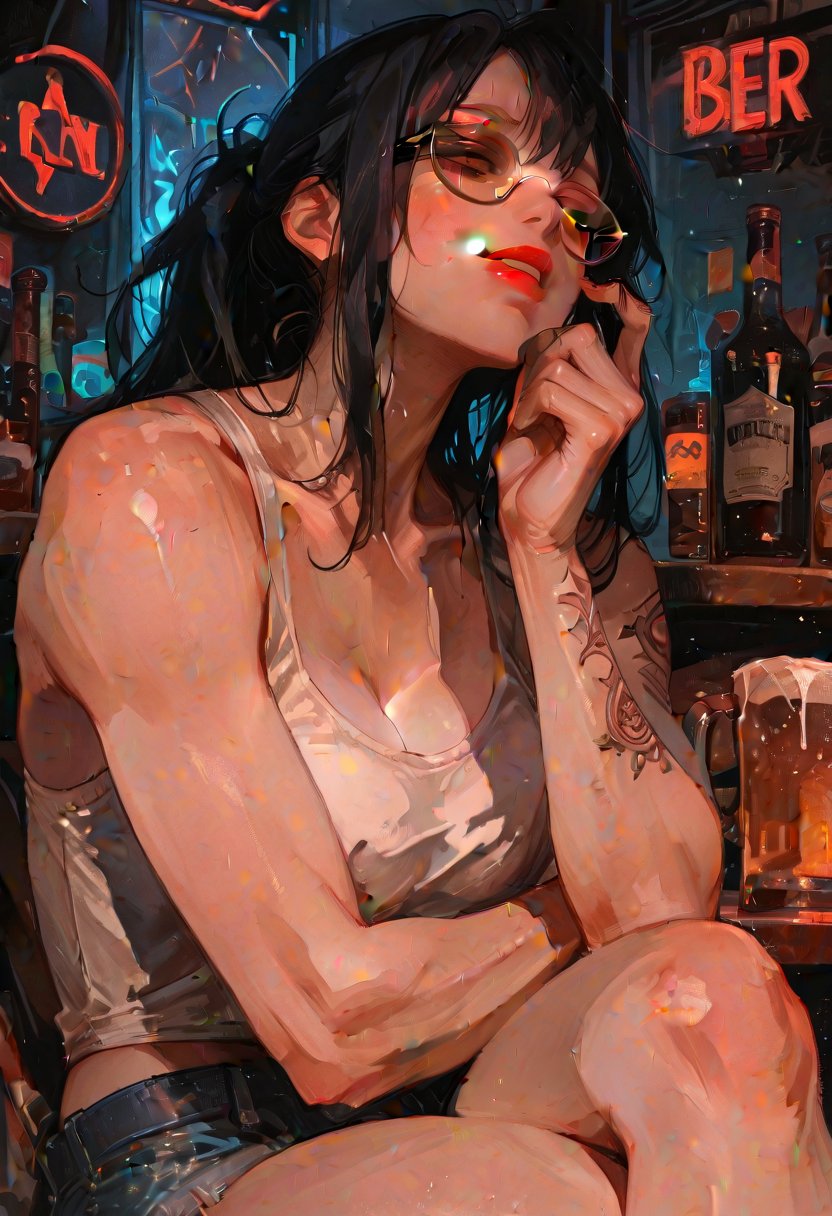aria, your bartender crush - AI Character