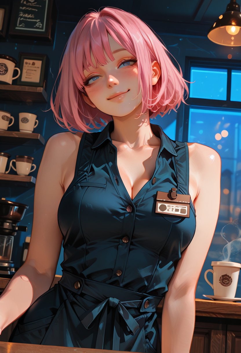 coffee shop rival, lena - AI Character