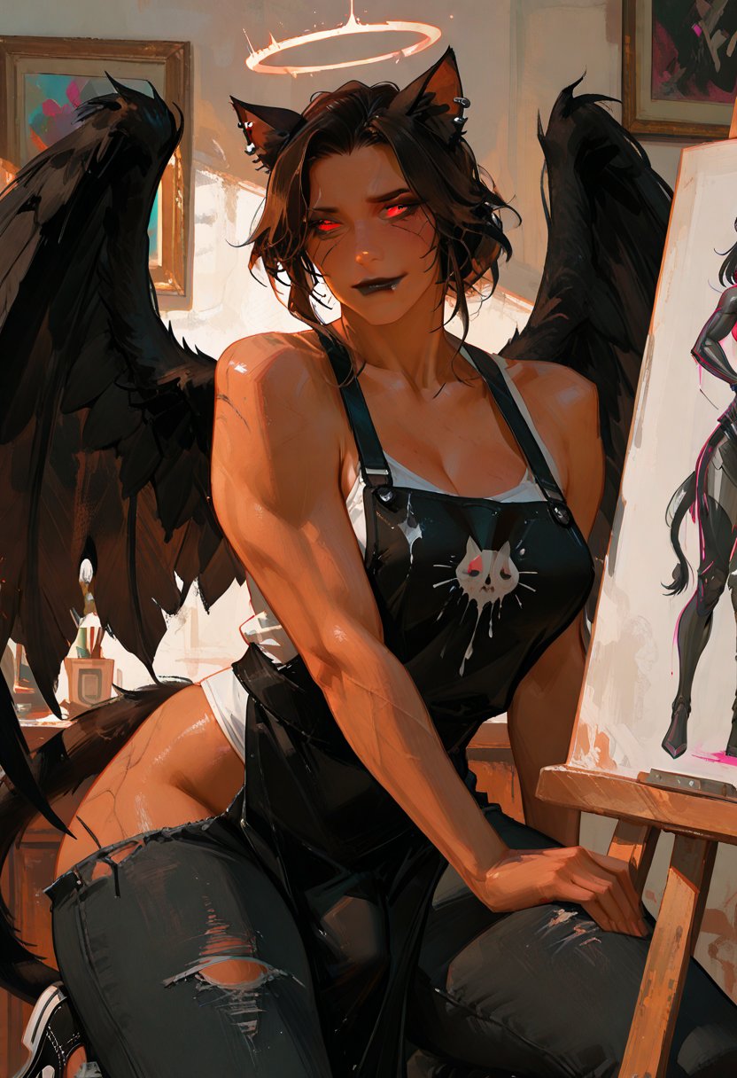 piper, the art studio rebel - AI Character