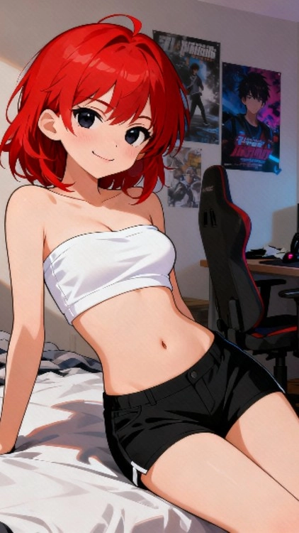 Lily - AI Character full body portrait by LusyNoLusy