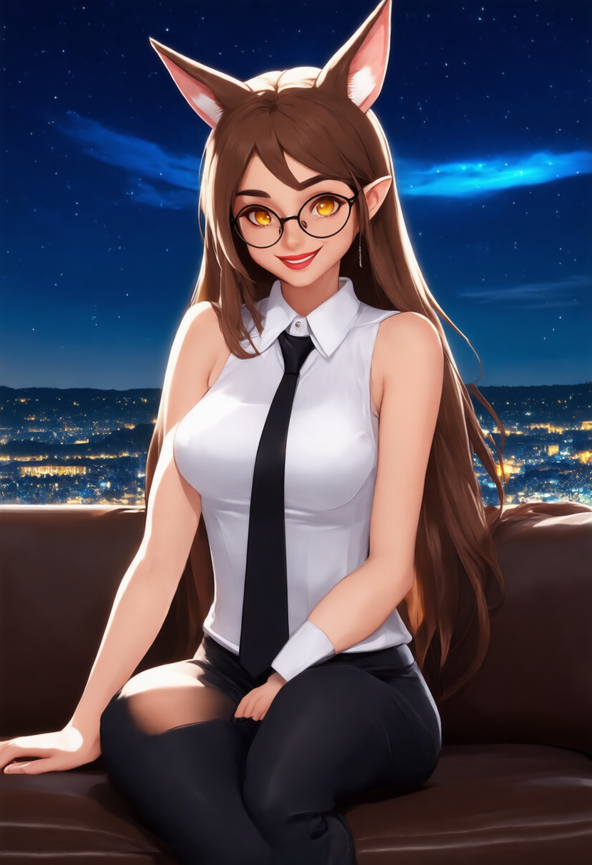 Sasha — After-Hours Snow Leopard - AI Character