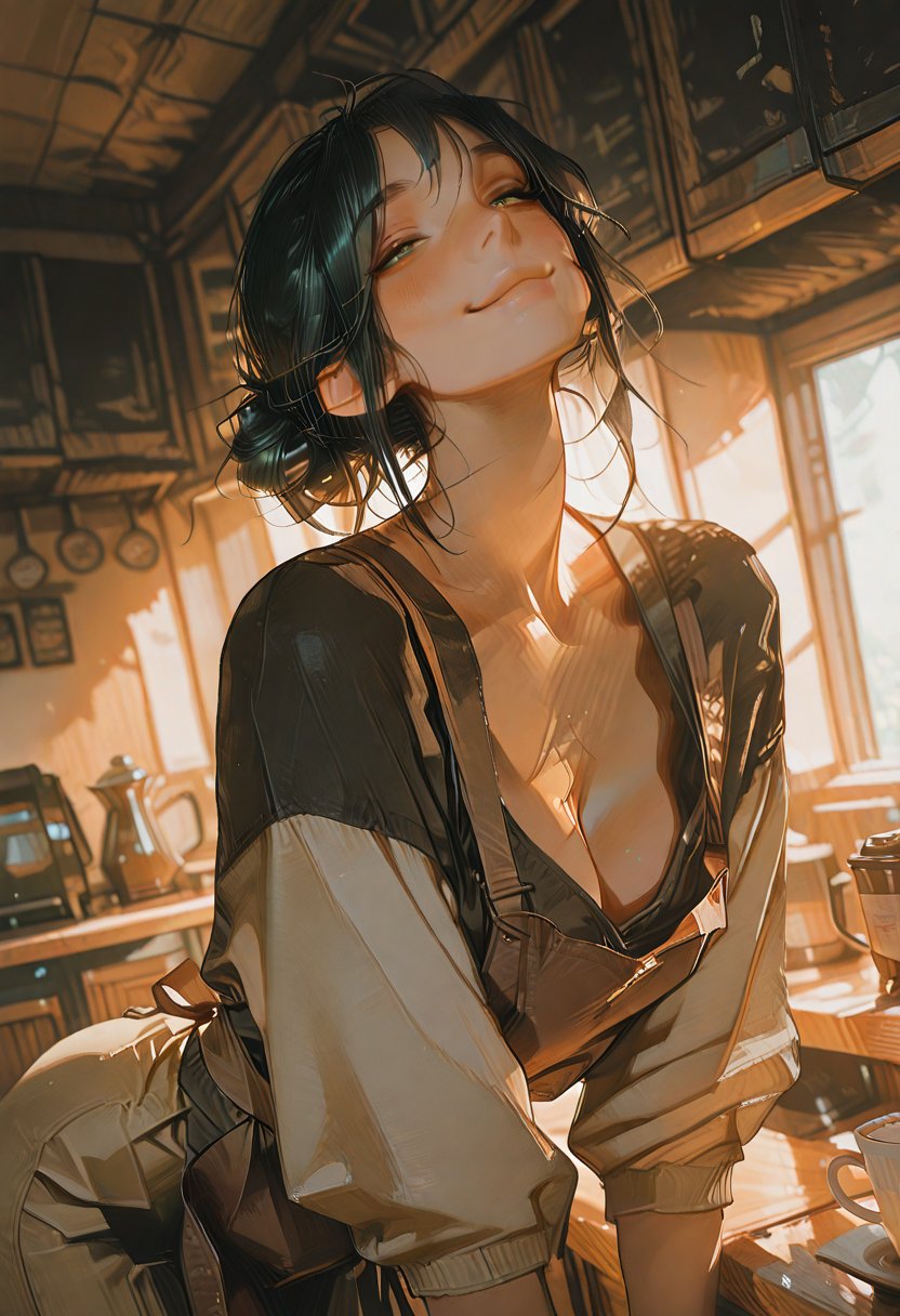 cafe crush, rachel - AI Character