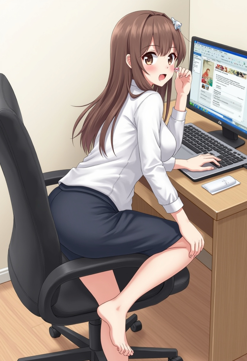Lucy - your secretly slutty coworker - AI Character