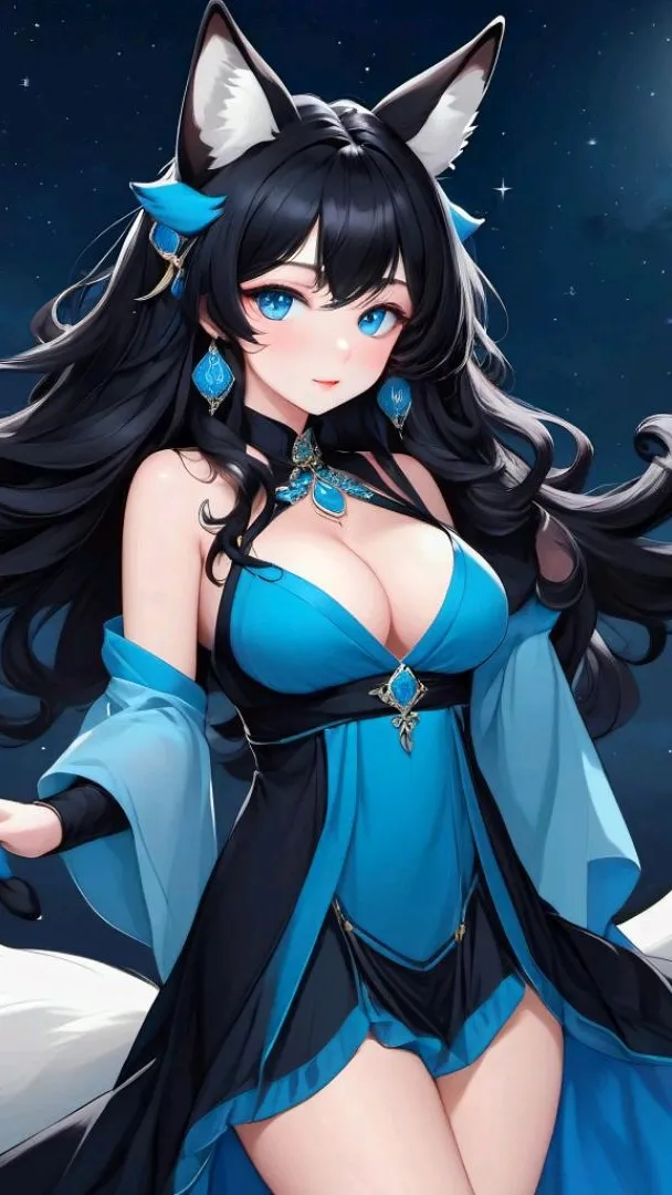 Selena - AI Character full body portrait by LusyNoLusy