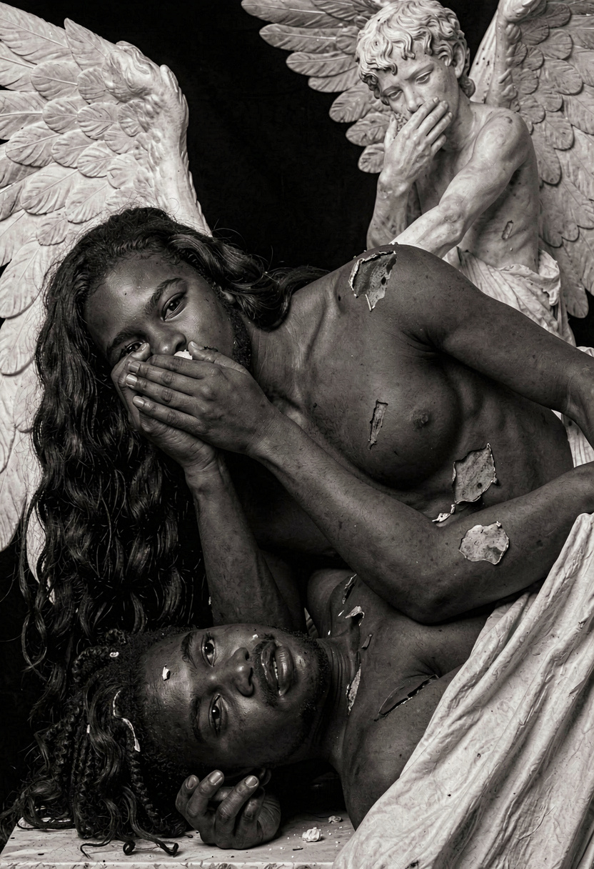 Angel| Helios Cephalus - AI Character full body portrait by WaxHalo