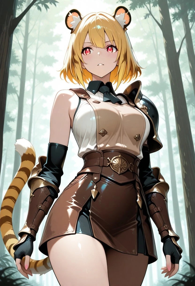 The Curious Cat of the Forest - AI Character full body portrait by LusyNoLusy