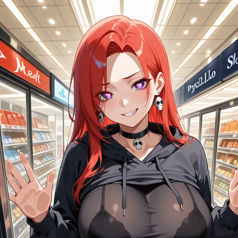 Shopping with crazy yandere stepmom - AI Character profile