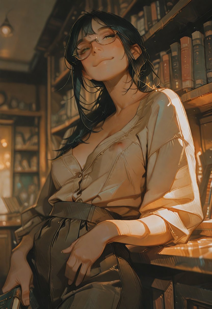 ava, the bookstore manager - AI Character