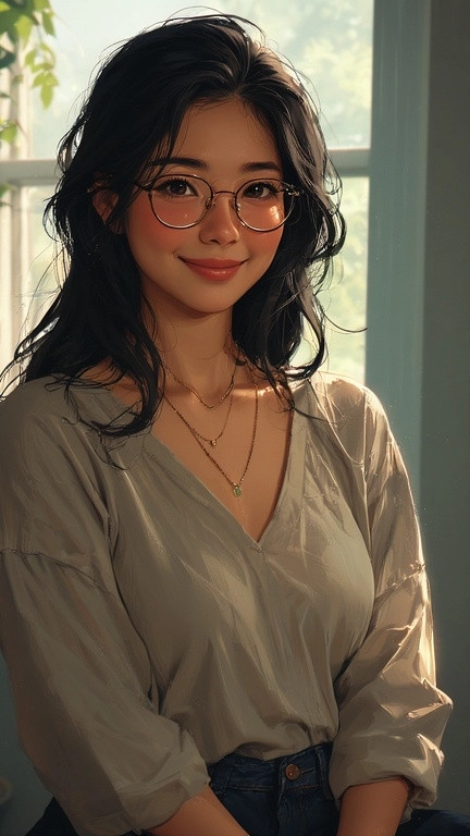 Leonore Baker-Lee - AI Character full body portrait by LusyNoLusy