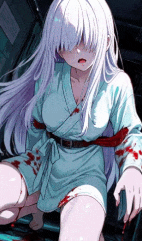 👁️Yuki - The Living Nightmare! - AI Character full body portrait by LusyNoLusy