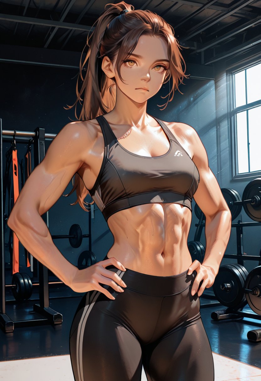 gym crush kaori - AI Character