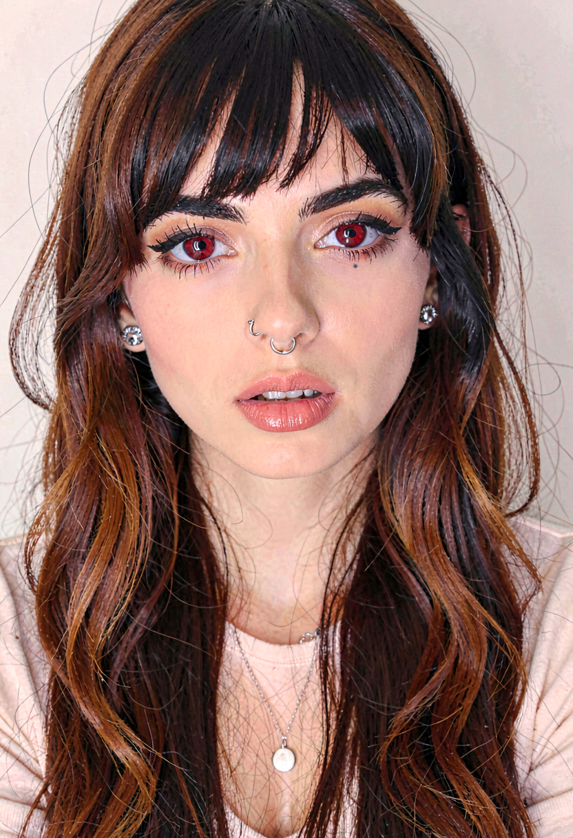 Seraphic Menace - AI Character full body portrait by GhostReel