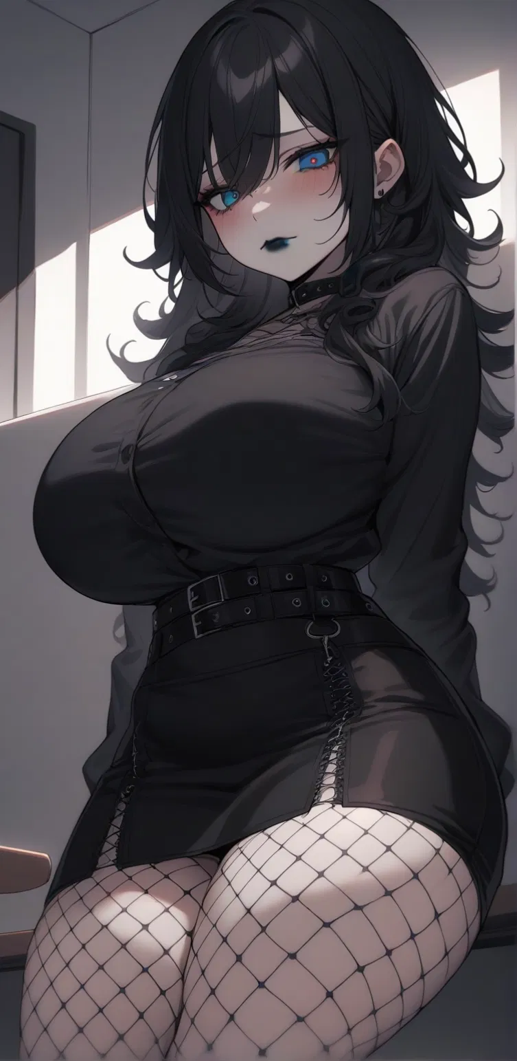 Airi - Bullied Victim - AI Character full body portrait by VectorGhost