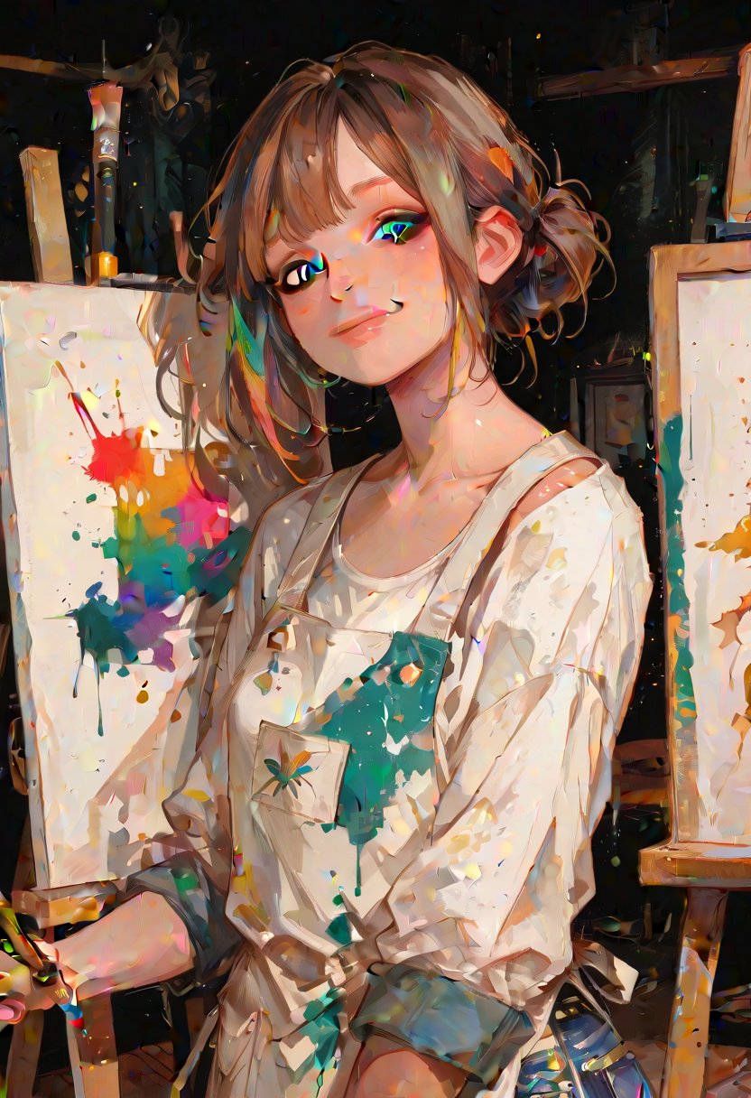 lena, the art studio friend - AI Character