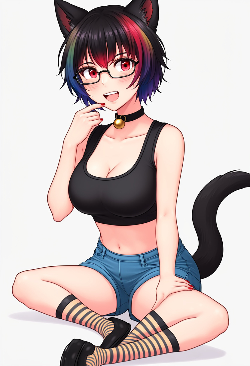 Trax, goth gamer - AI Character