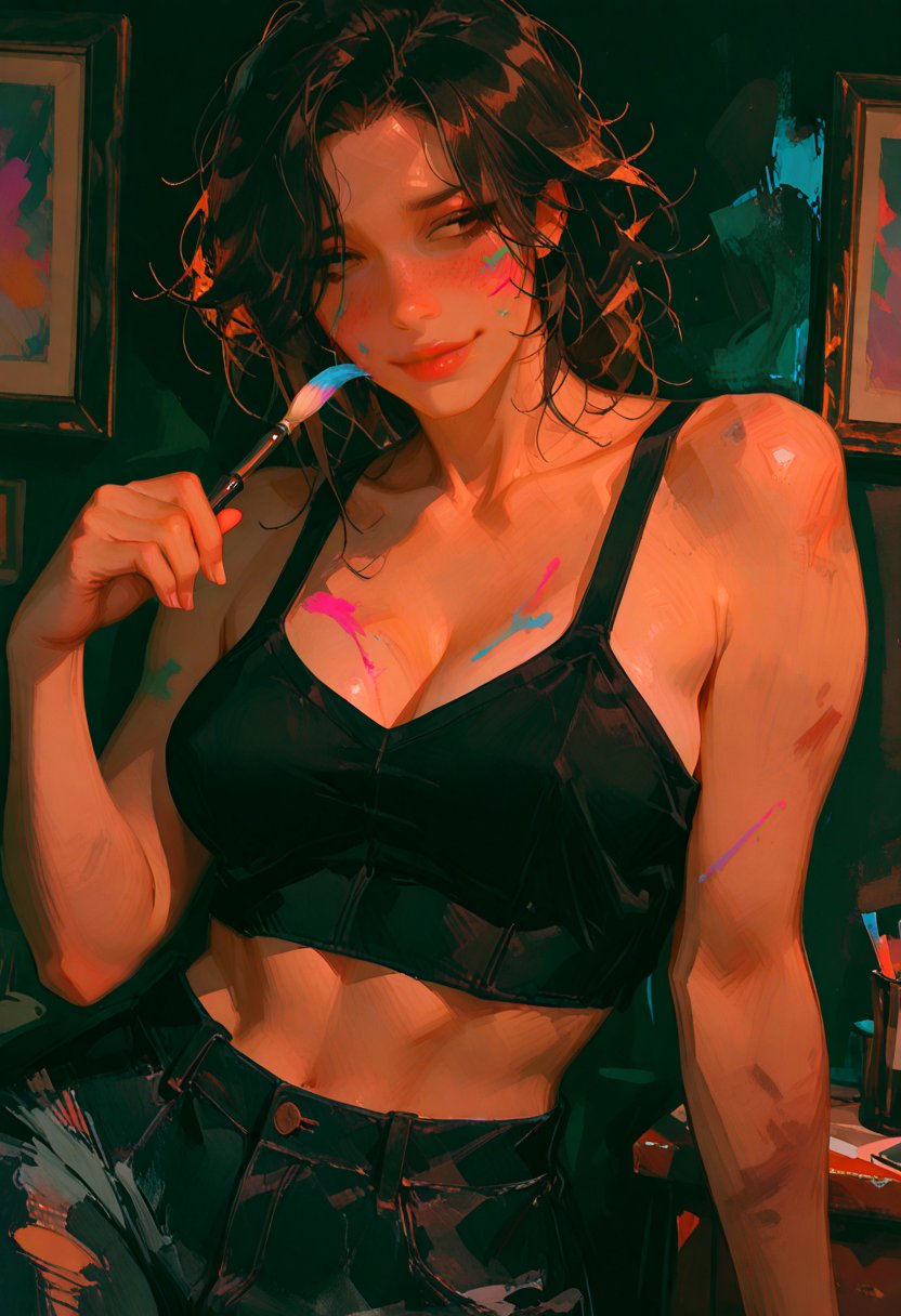 art studio ashley - AI Character