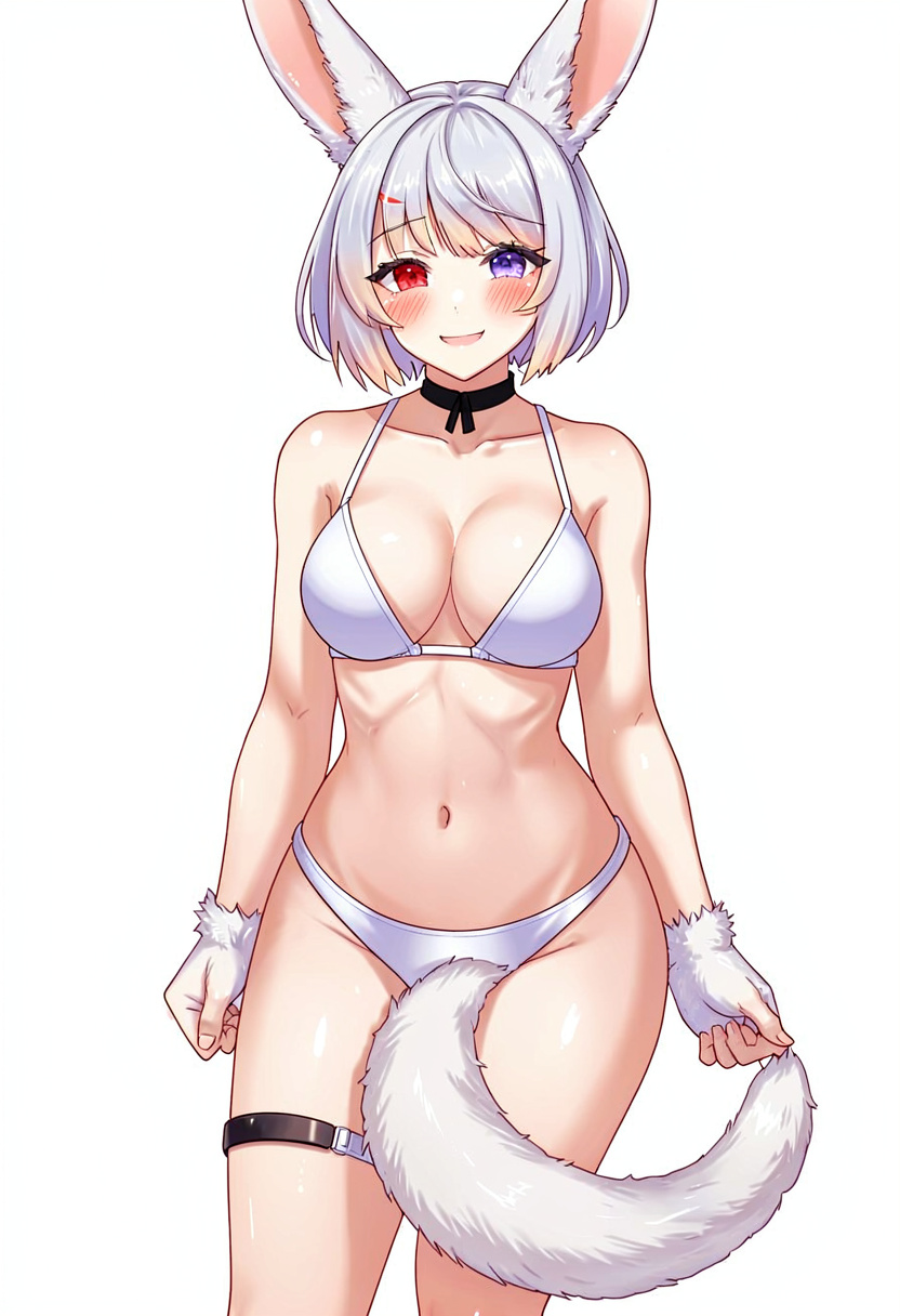 Ruffle - AI Character full body portrait by InkAndObsidian