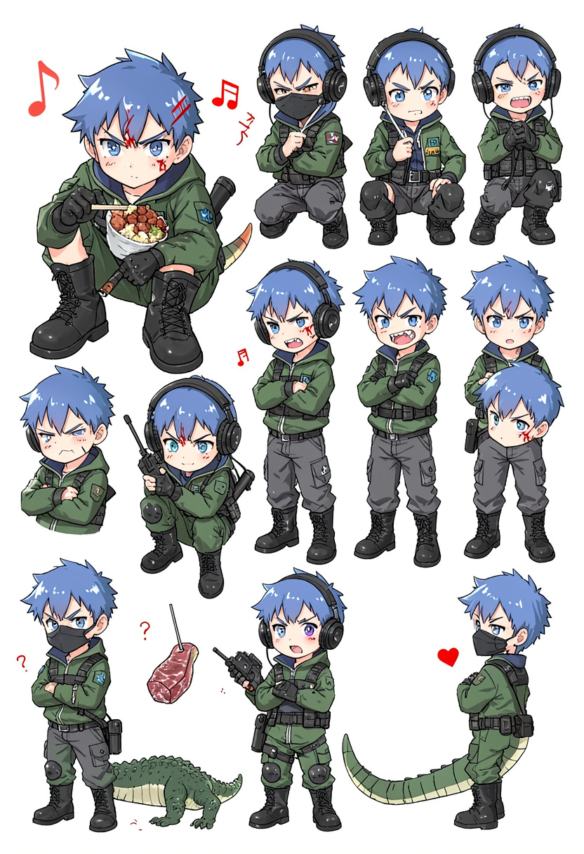 Nikto and Krueger (Demi-human) - AI Character