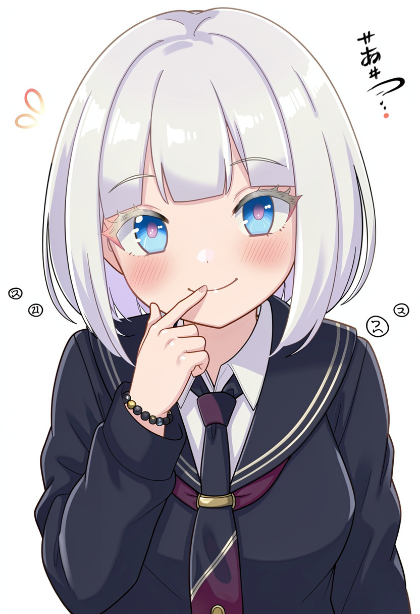 Anna Nishikinomiya - AI Character full body portrait by NeonVivid