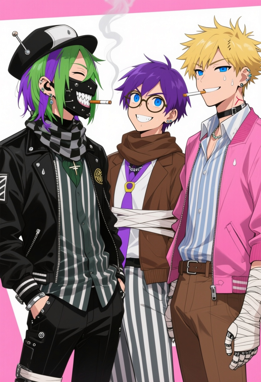 Danganronpa V3 boys in a box - AI Character