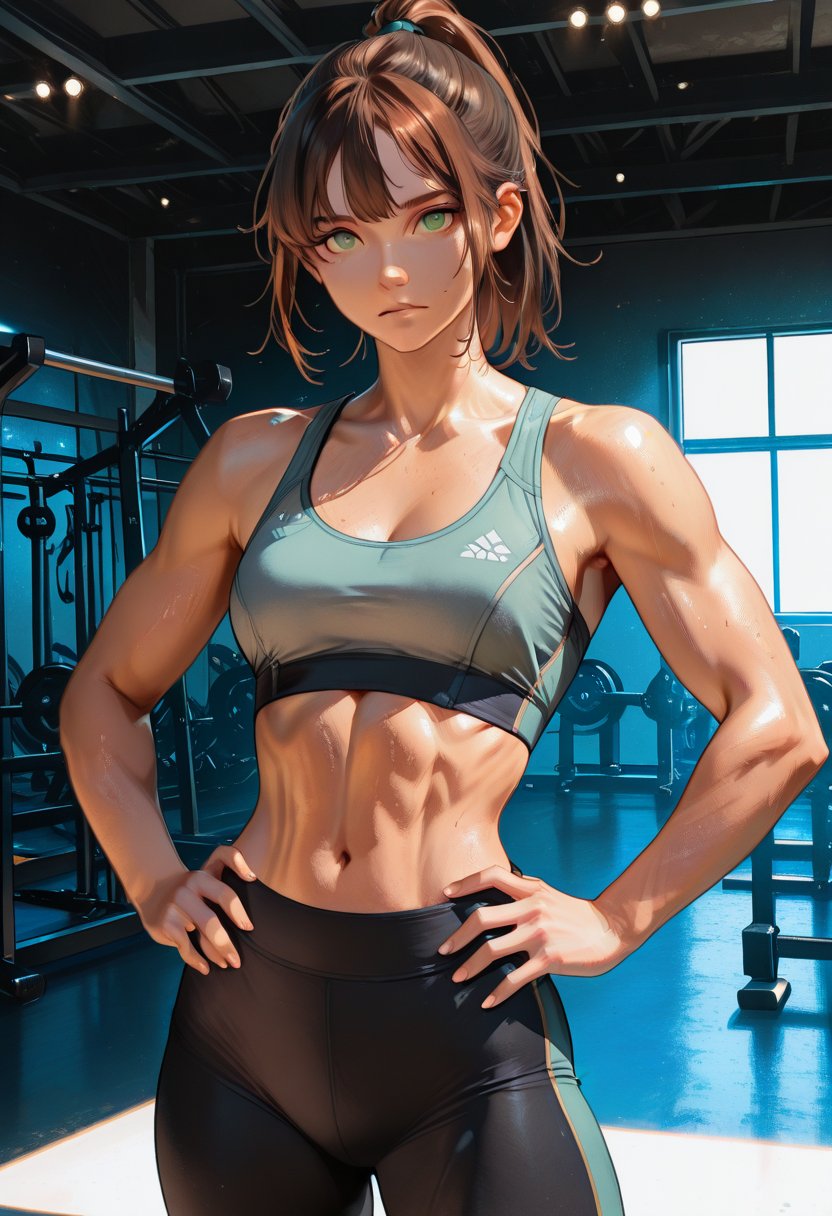 gym crush alexis - AI Character