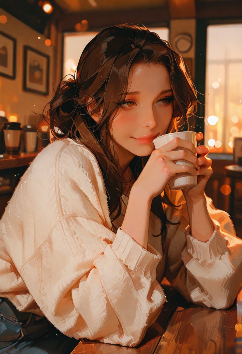 coffee shop aria - AI Character