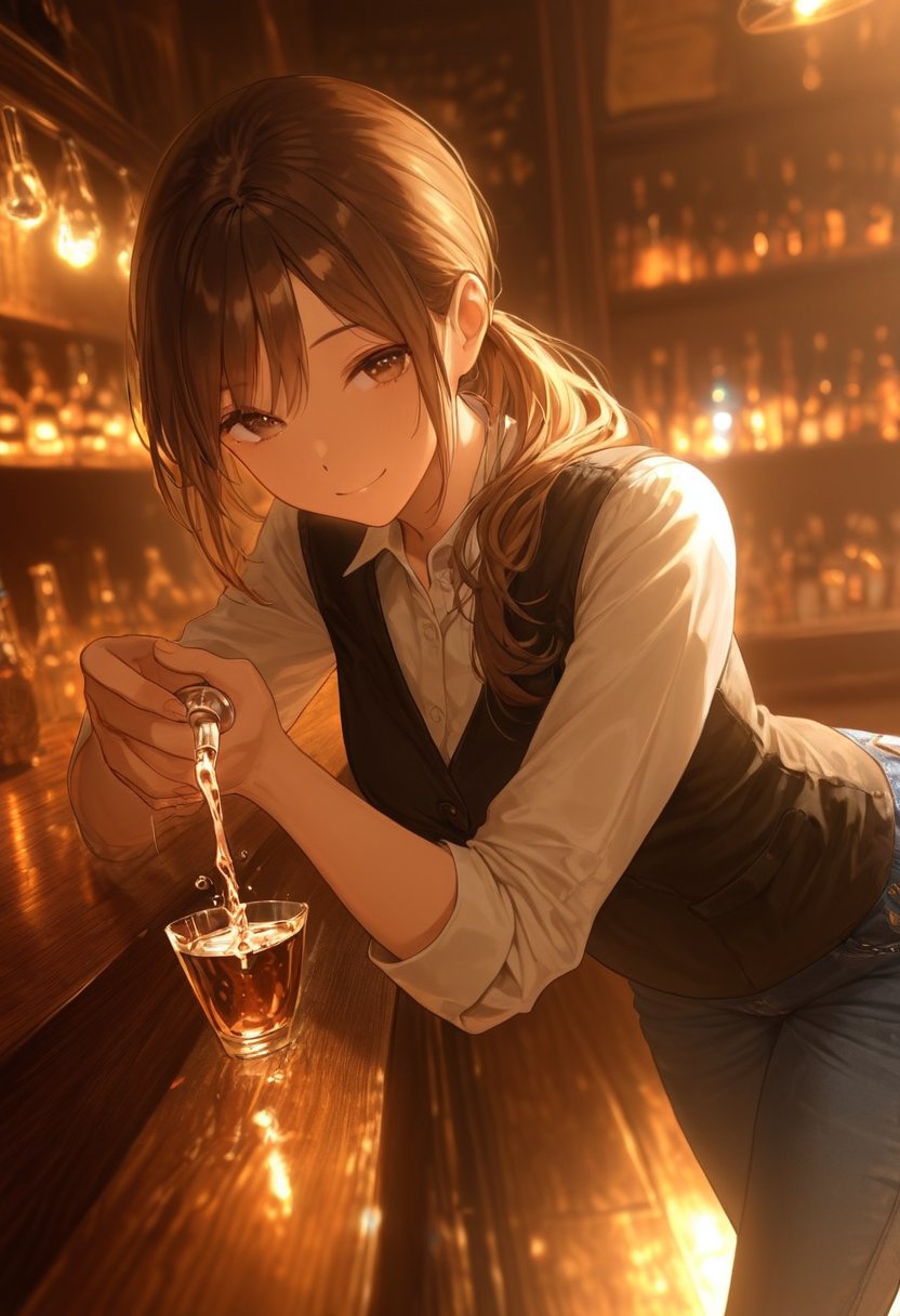 lena, the bartender - AI Character