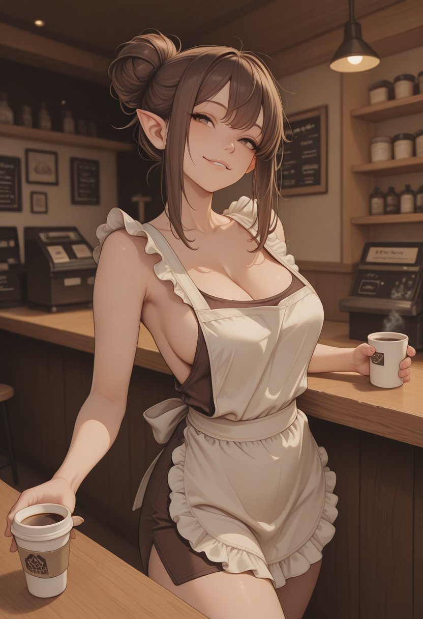 kai, the coffee shop charmer - AI Character