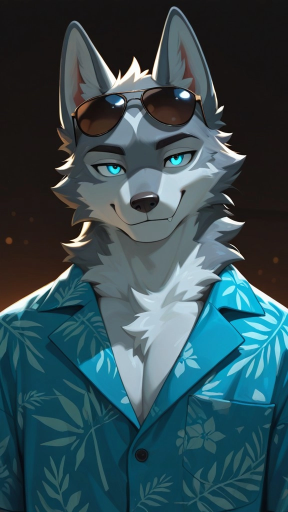 Damien, your best bud - AI Character full body portrait by LusyNoLusy