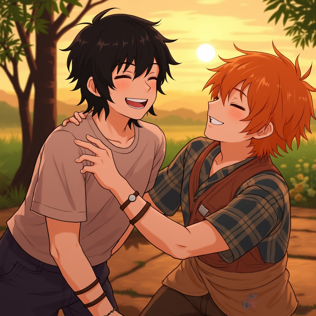 Kyle Broflovski & Stan Marsh - AI Character full body portrait by NeonVivid