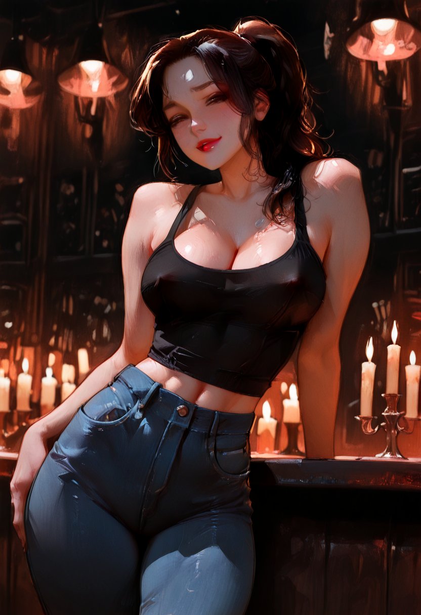 aria the bartender - AI Character