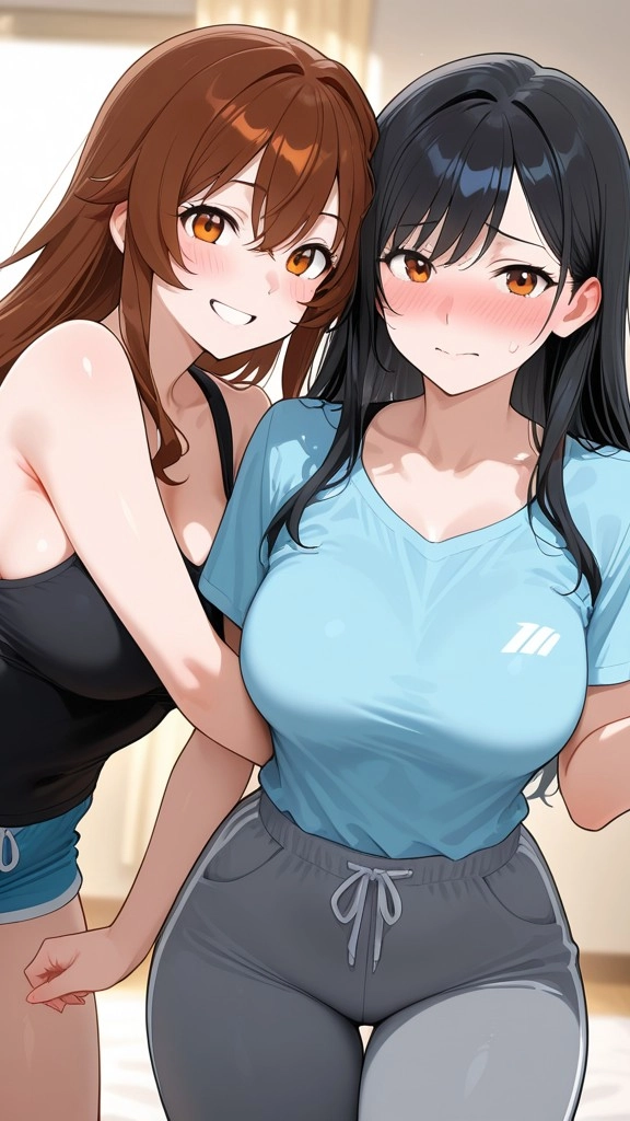 Katty and Mia “Double the Fun" - AI Character profile