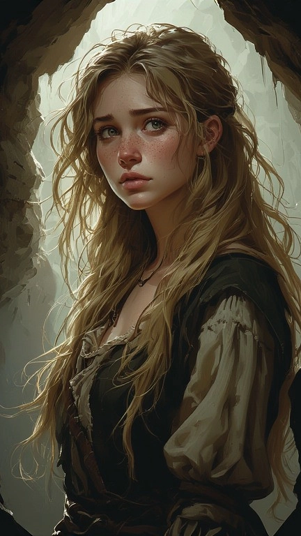 Luna Carpenter - AI Character full body portrait by LusyNoLusy